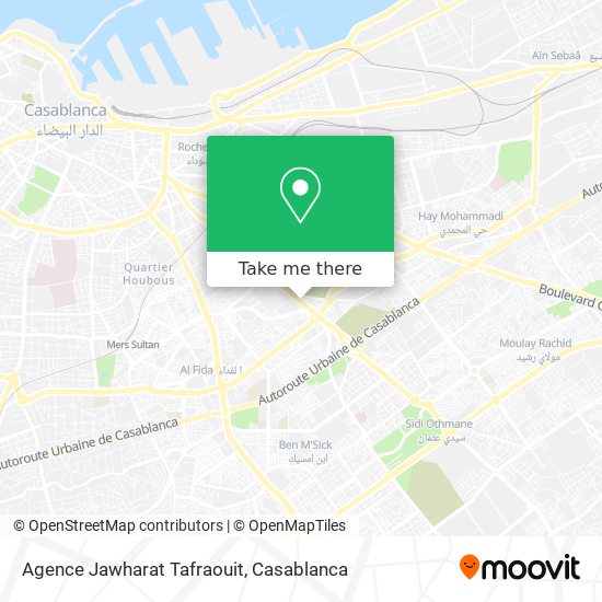 Agence Jawharat Tafraouit map