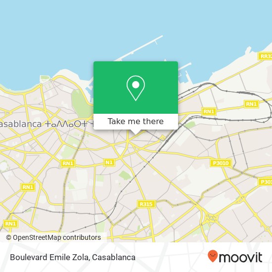 Boulevard Emile Zola map