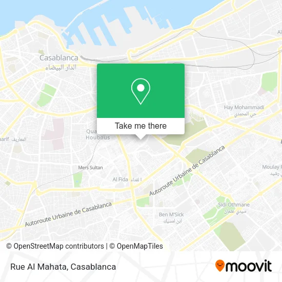 Rue Al Mahata map