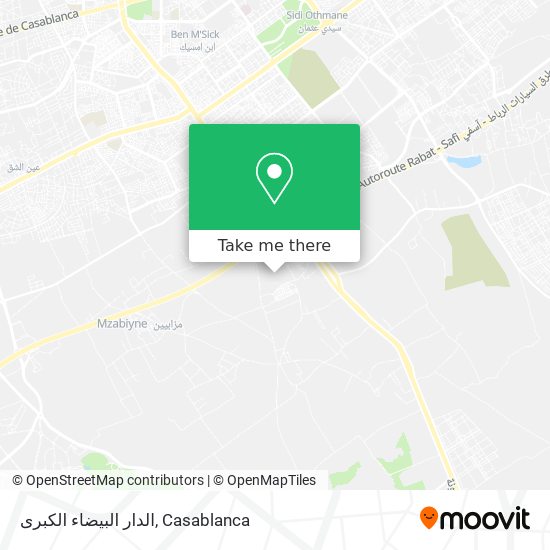 الدار البيضاء الكبرى map