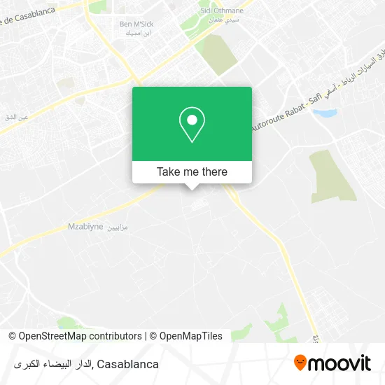 الدار البيضاء الكبرى map