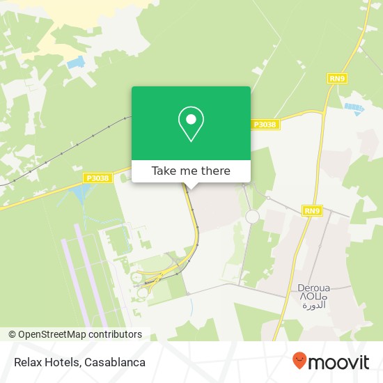 Relax Hotels map
