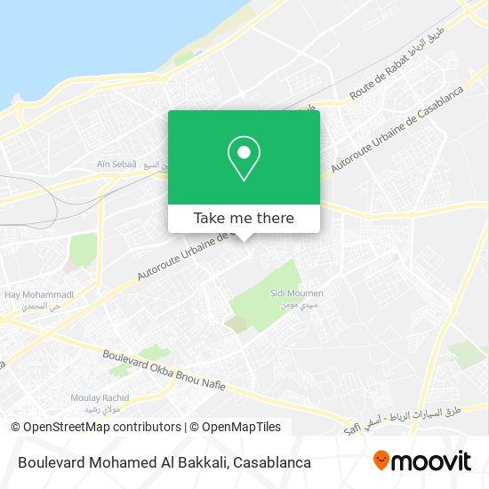 Boulevard Mohamed Al Bakkali map