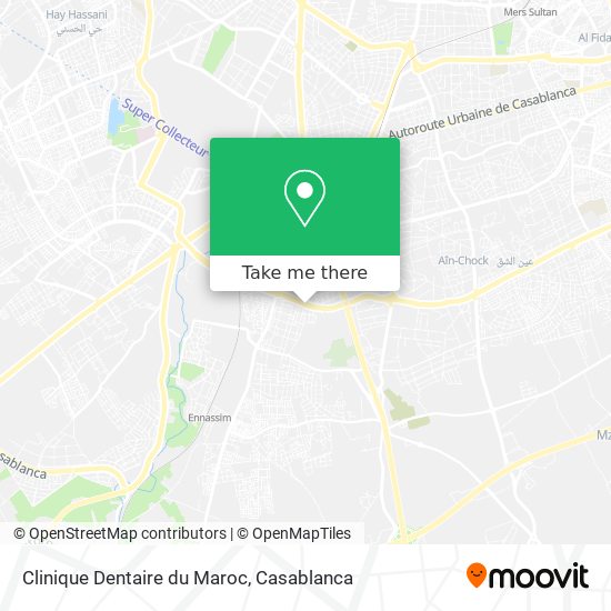Clinique Dentaire du Maroc map