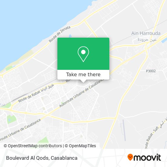 Boulevard Al Qods map