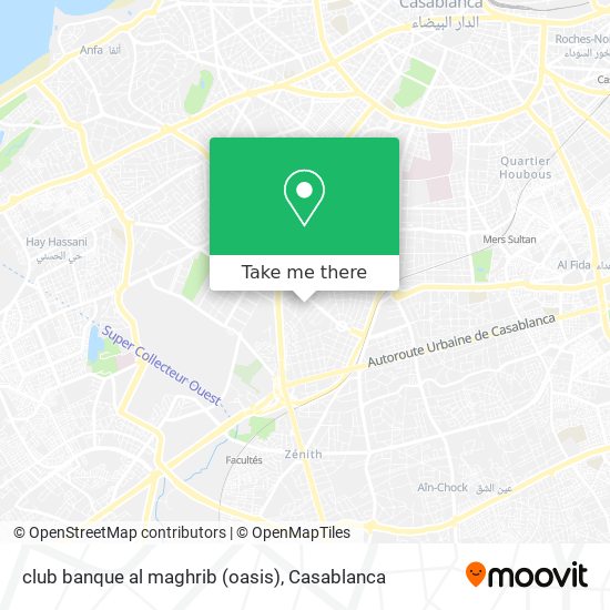 club banque al maghrib (oasis) map