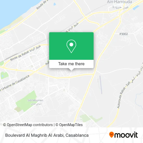 Boulevard Al Maghrib Al Arabi map