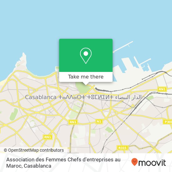 Association des Femmes Chefs d'entreprises au Maroc map