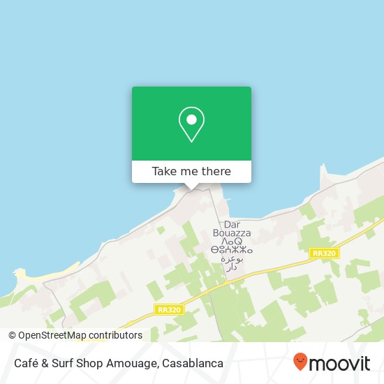 Café & Surf Shop Amouage plan