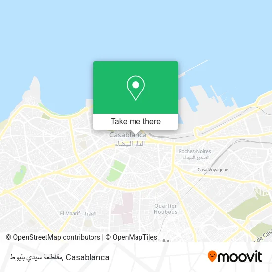 مقاطعة سيدي بليوط map