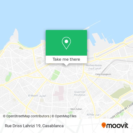 Rue Driss Lahrizi 19 map