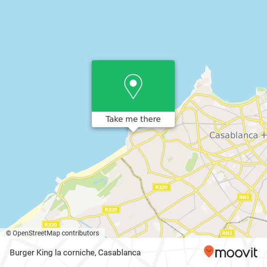 Burger King la corniche plan