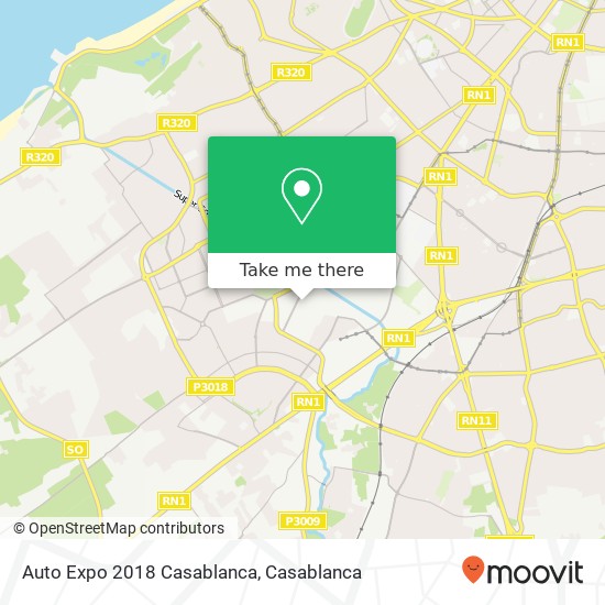 Auto Expo 2018 Casablanca map