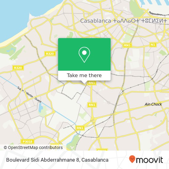 Boulevard Sidi Abderrahmane 8 map