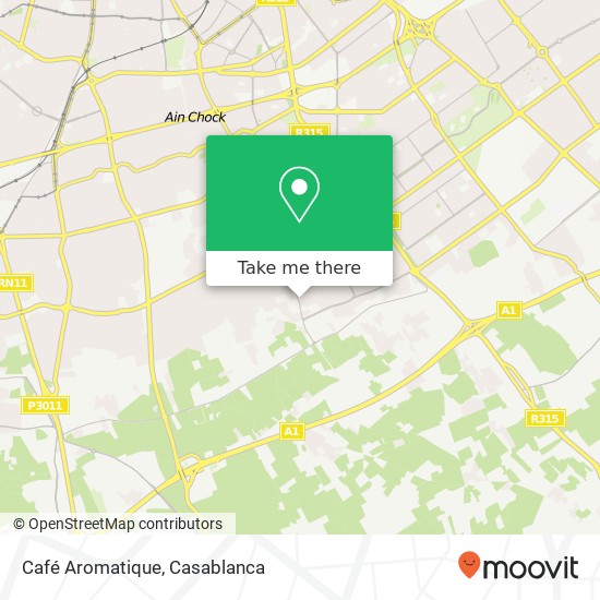 Café Aromatique, 7 Prolongement Avenue 2 Mars عين الشق, الدار البيضاء map