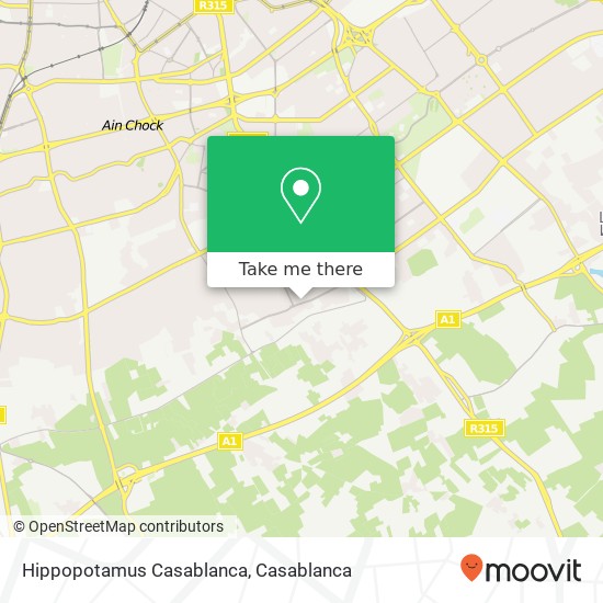 Hippopotamus Casablanca, زنقة 19 عين الشق, الدار البيضاء map