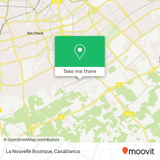 La Nouvelle Boutique, زنقة 19 عين الشق, الدار البيضاء map