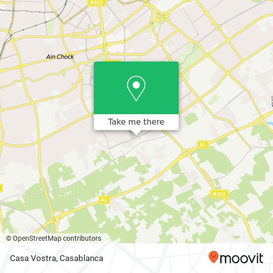 Casa Vostra, زنقة 19 عين الشق, الدار البيضاء map