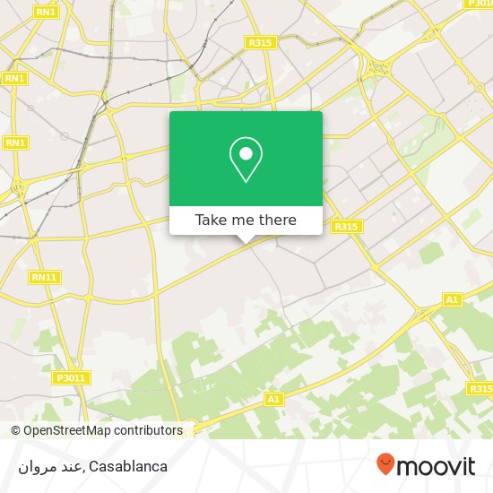 عند مروان, شارع القدس عين الشق, الدار البيضاء map