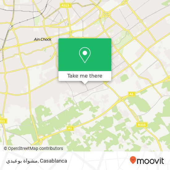 مشواة بوعبدي, شارع السمارة عين الشق, الدار البيضاء map