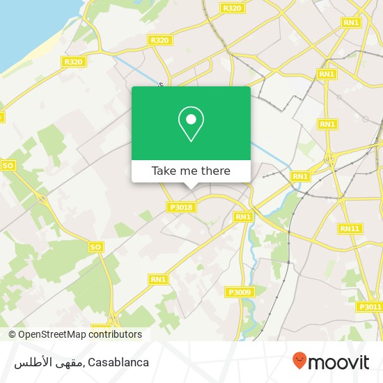 مقهى الأطلس, طريق د ب 10 ليساسفة, الدار البيضاء map