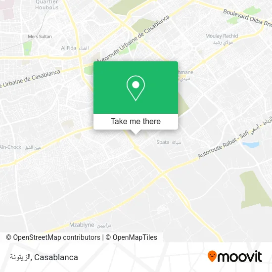 الزيتونة map