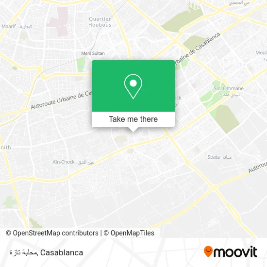 محلبة تازة map