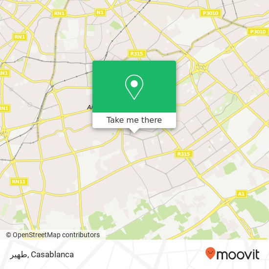 طهير, زنقة 141 عين الشق, الدار البيضاء map