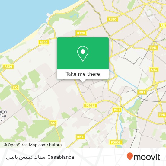 سناك ديليس بانيني, زنقة 59 الحي الحسني, الدار البيضاء map