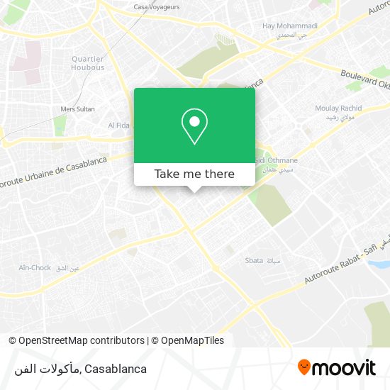 مأكولات الفن map