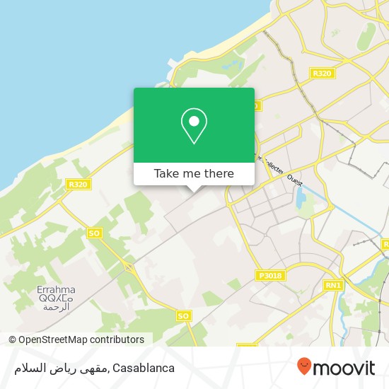 مقهى رياض السلام, الحي الحسني, الدار البيضاء map