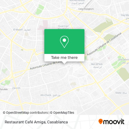 Restaurant Café Amiga map