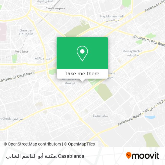 مكتبة أبو القاسم الشابي map