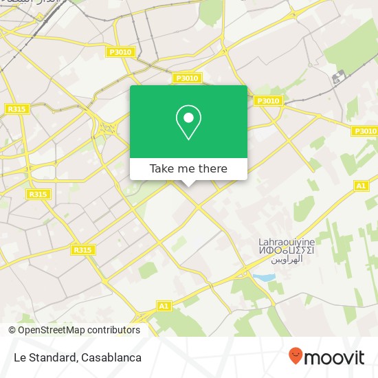 Le Standard, زنقة ر سيدي عثمان, الدار البيضاء map