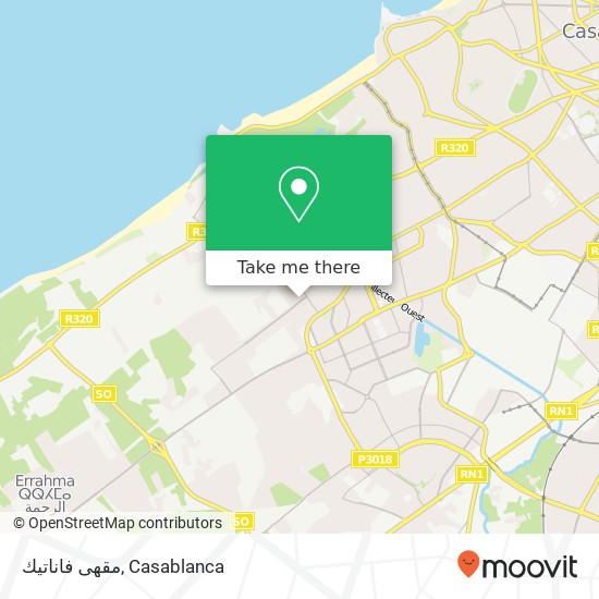 مقهى فاناتيك, زنقة 63 الحي الحسني, الدار البيضاء map