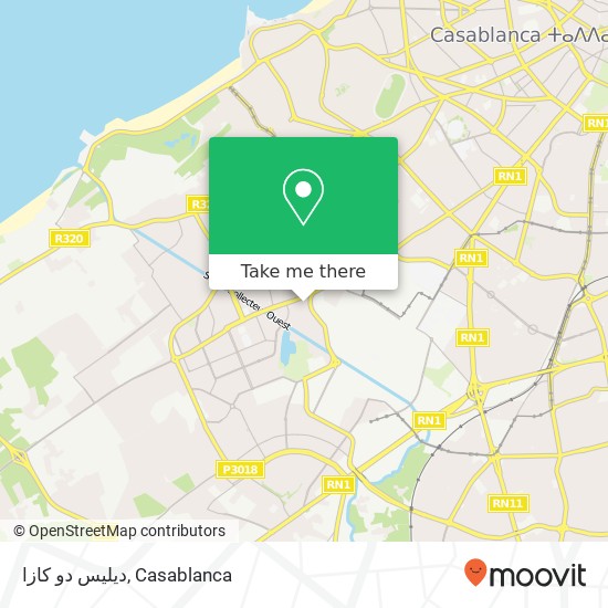 ديليس دو كازا, الحي الحسني, الدار البيضاء map