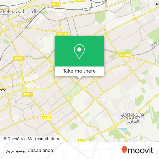 تيسو لزيم, شارع محمد بوزيان سيدي عثمان, الدار البيضاء map