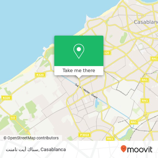 سناك أيت تامنت, طريق سيدي الخدير الحي الحسني, الدار البيضاء map