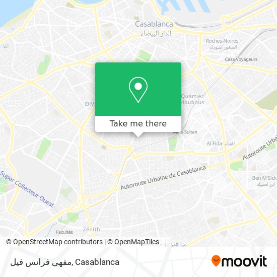 مقهى فرانس فيل map