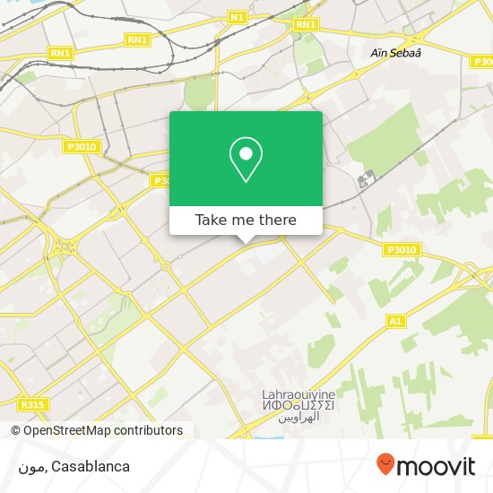 مون, شارع الرائد إدريس الحارثي مولاي رشيد, الدار البيضاء map