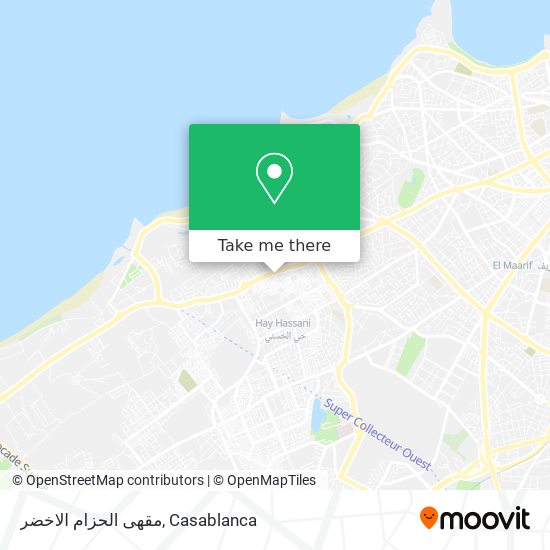 مقهى الحزام الاخضر map