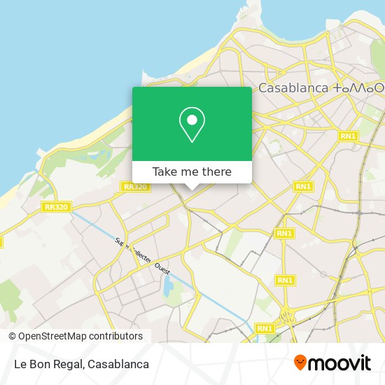 Le Bon Regal map