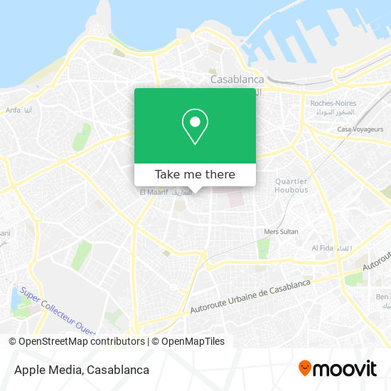 Apple Media map