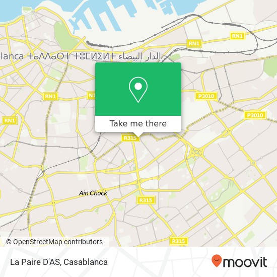 La Paire D'AS, زنقة 3 الإدريسية, الدار البيضاء map