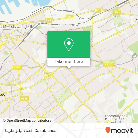 فضاء بيانو مارينا, شارع العقيد العلام سيدي عثمان, الدار البيضاء map