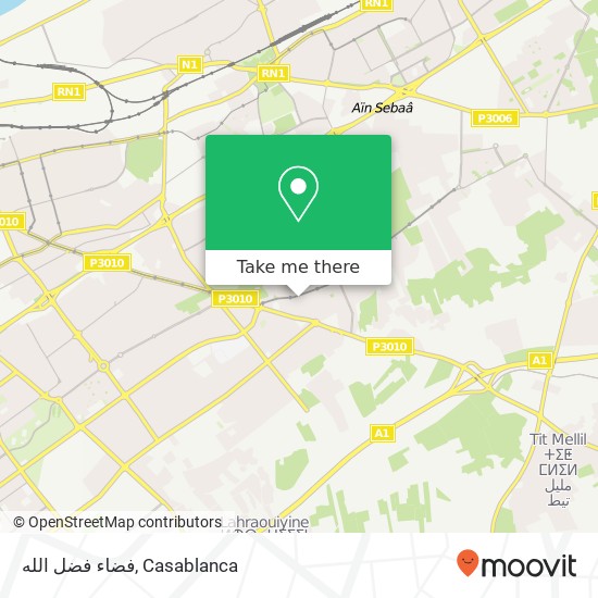 فضاء فضل الله, زنقة 9 سيدي مومن, الدار البيضاء map