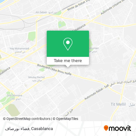 فضاء نورصاف map