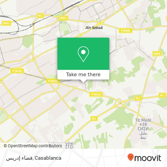 فضاء إدريس, س م 7 سيدي مومن, الدار البيضاء map