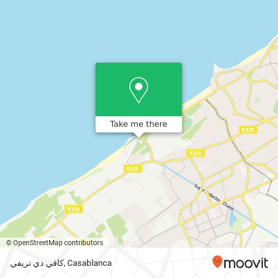 كافي دي تريفي, شارع بياريتز أنفا, الدار البيضاء map