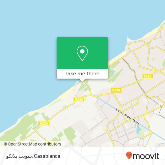 سويت بلانكو, شارع بياريتز أنفا, الدار البيضاء map